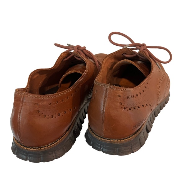 Cole Haan Men's Zerogrand Wing Oxford British Tan Leather/Java Size 12 Wide - Picture 8 of 8